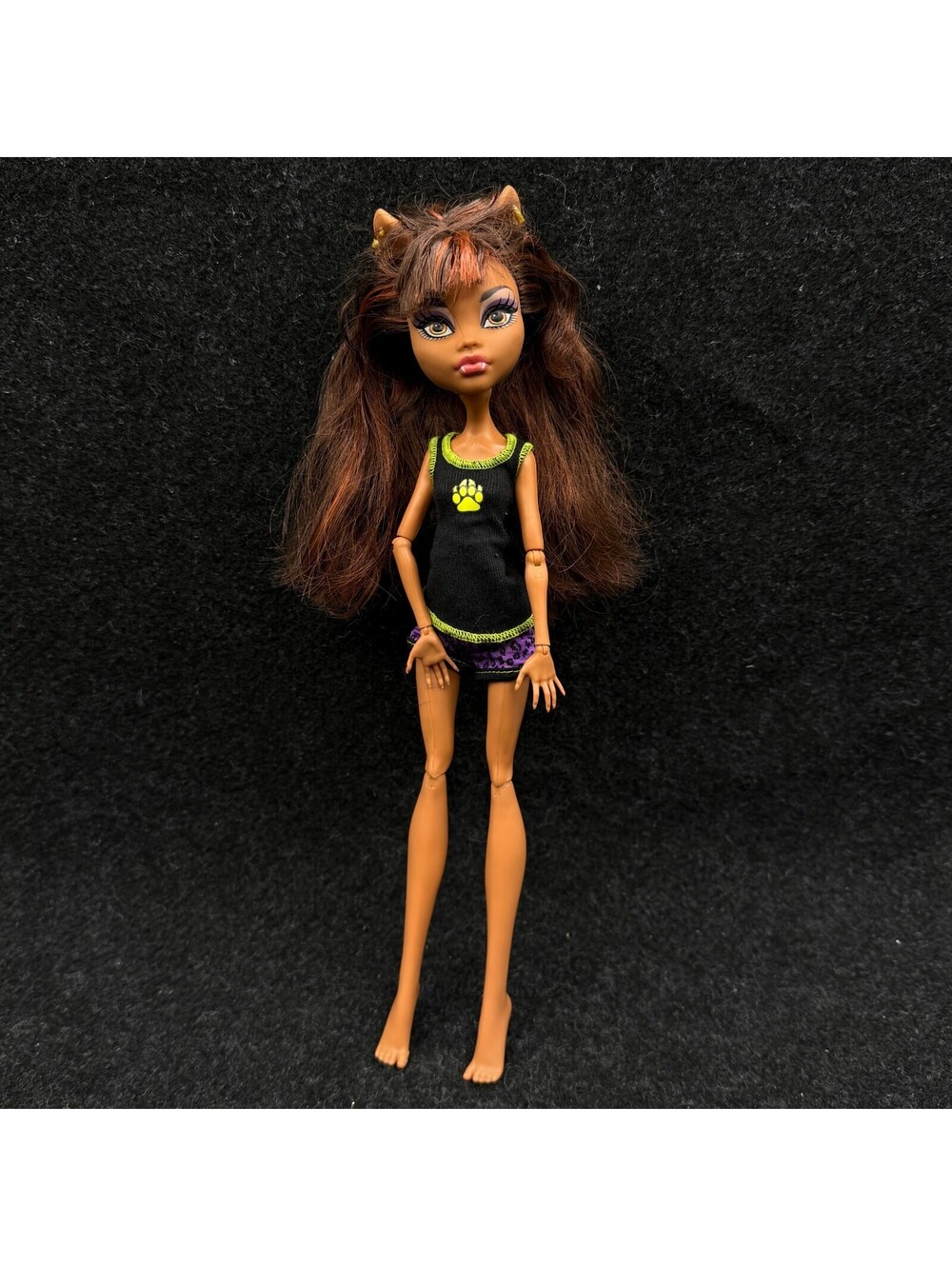 Monster High Dead Tired Clawdeen Wolf Incomplete